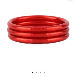 Red Triple Band Ring